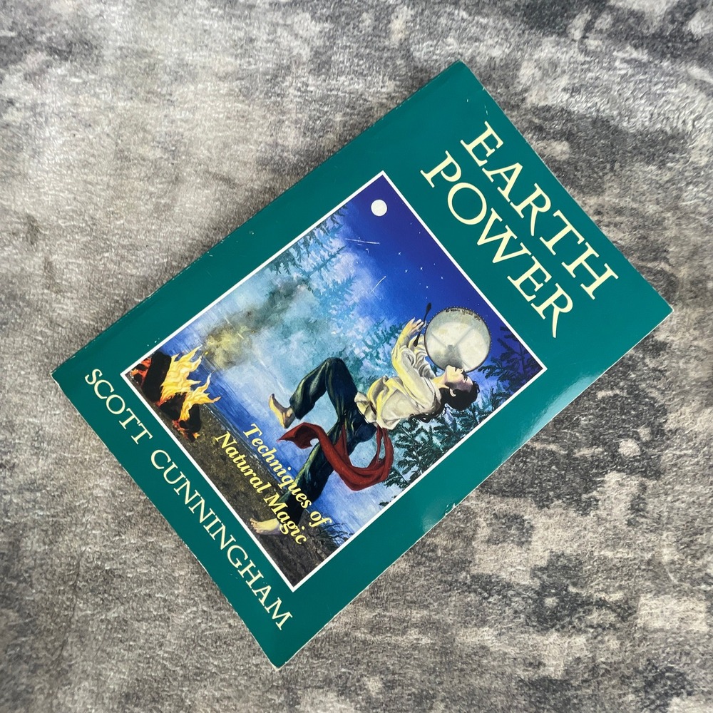 Earth Power Techniques of Natural Magic Scott Cunningham Paperback 1st Ed